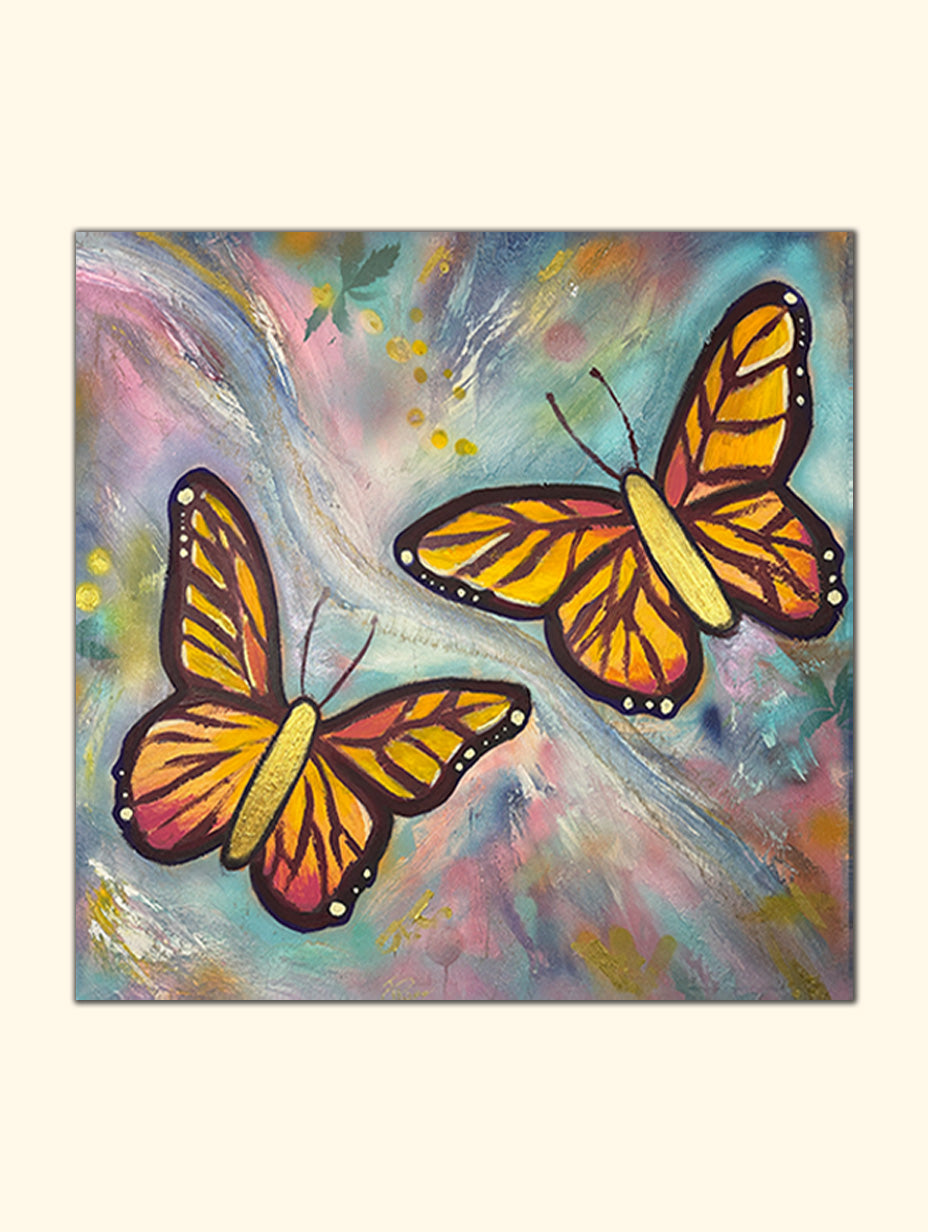 Butterfly Art – Dance of the Butterflies – Original Canvas Painting