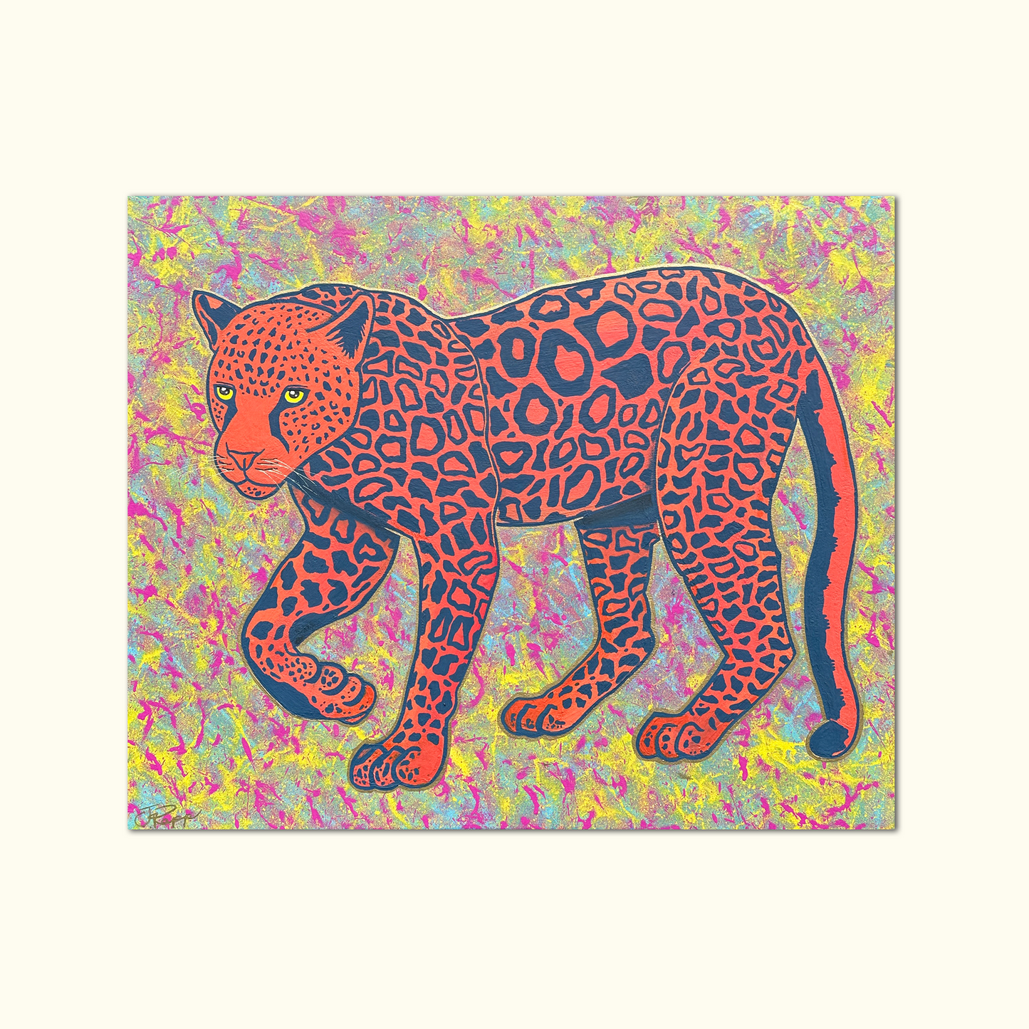 Leopard Art – Wild Within Original Canvas Painting