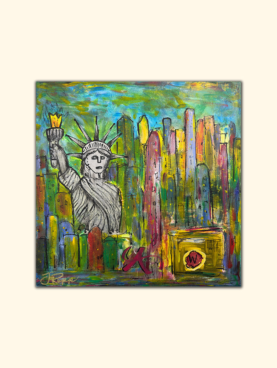 Statue of Liberty - Liberty – Original Canvas Painting