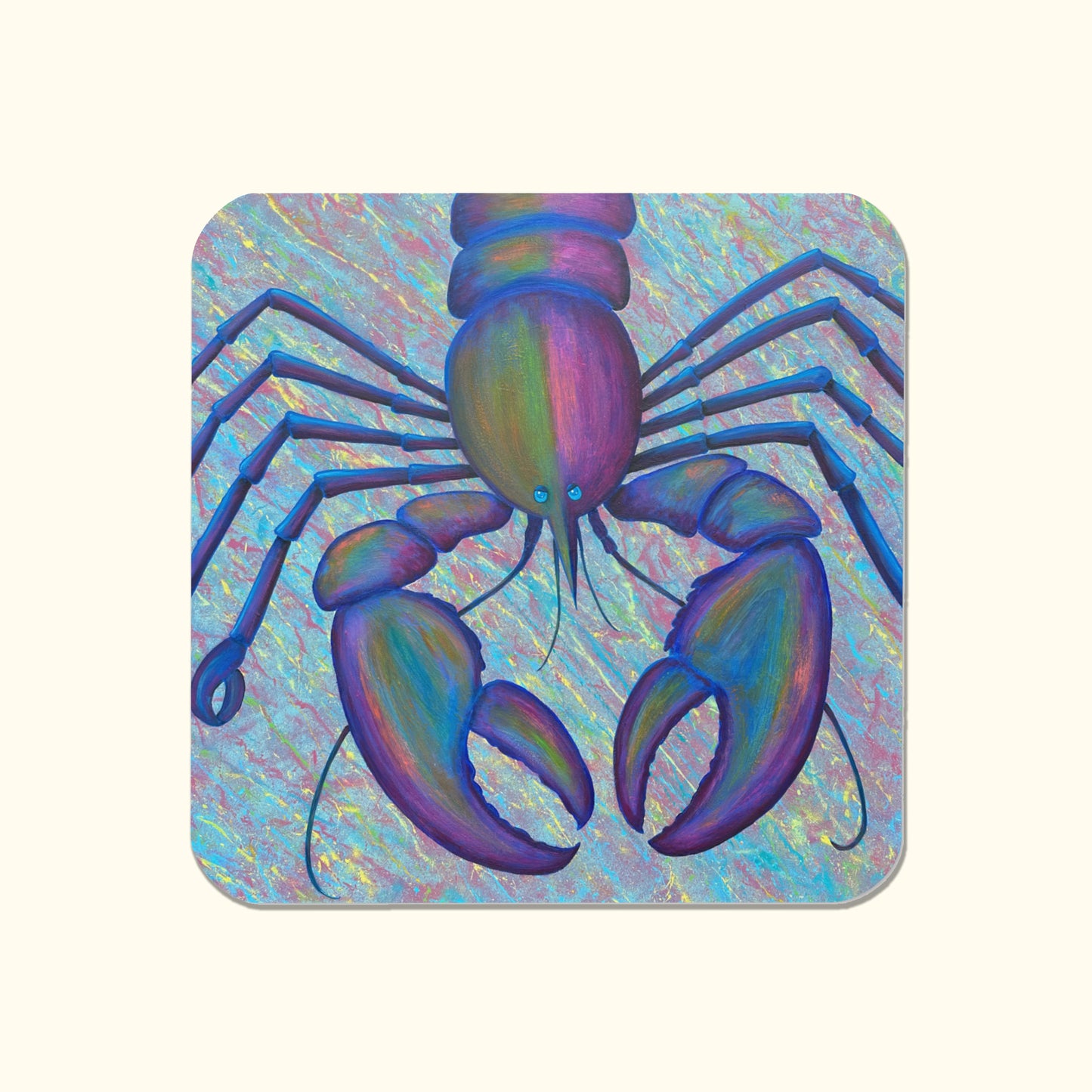 Lobster Coaster – Sea King, Marine-Inspired Artistic Cork Coaster