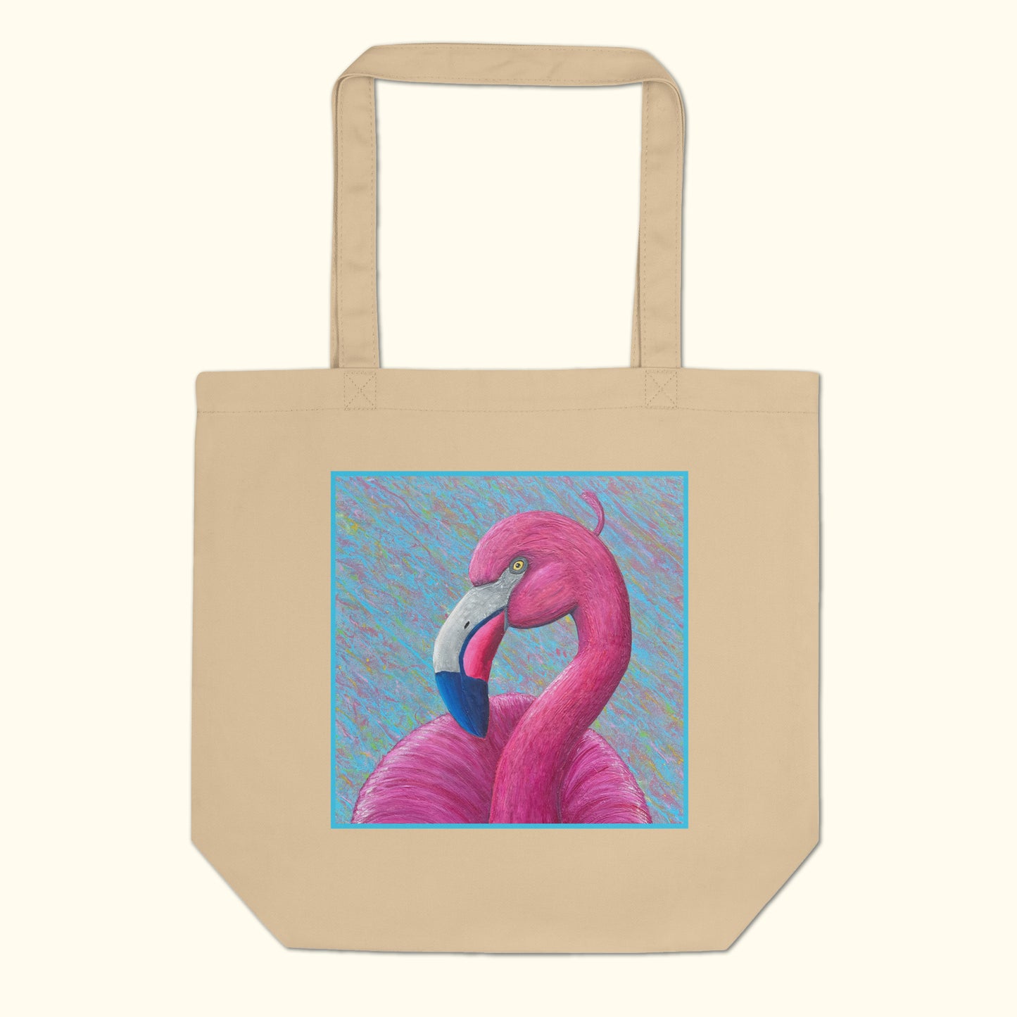Flamingo Art Tote Bag – Flamenco of Colors, Eco-Friendly Limited Edition