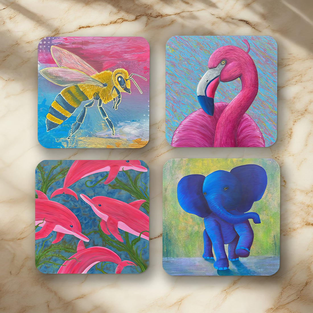 Vesano’s Artistic Coaster Collection: Designs that Inspire