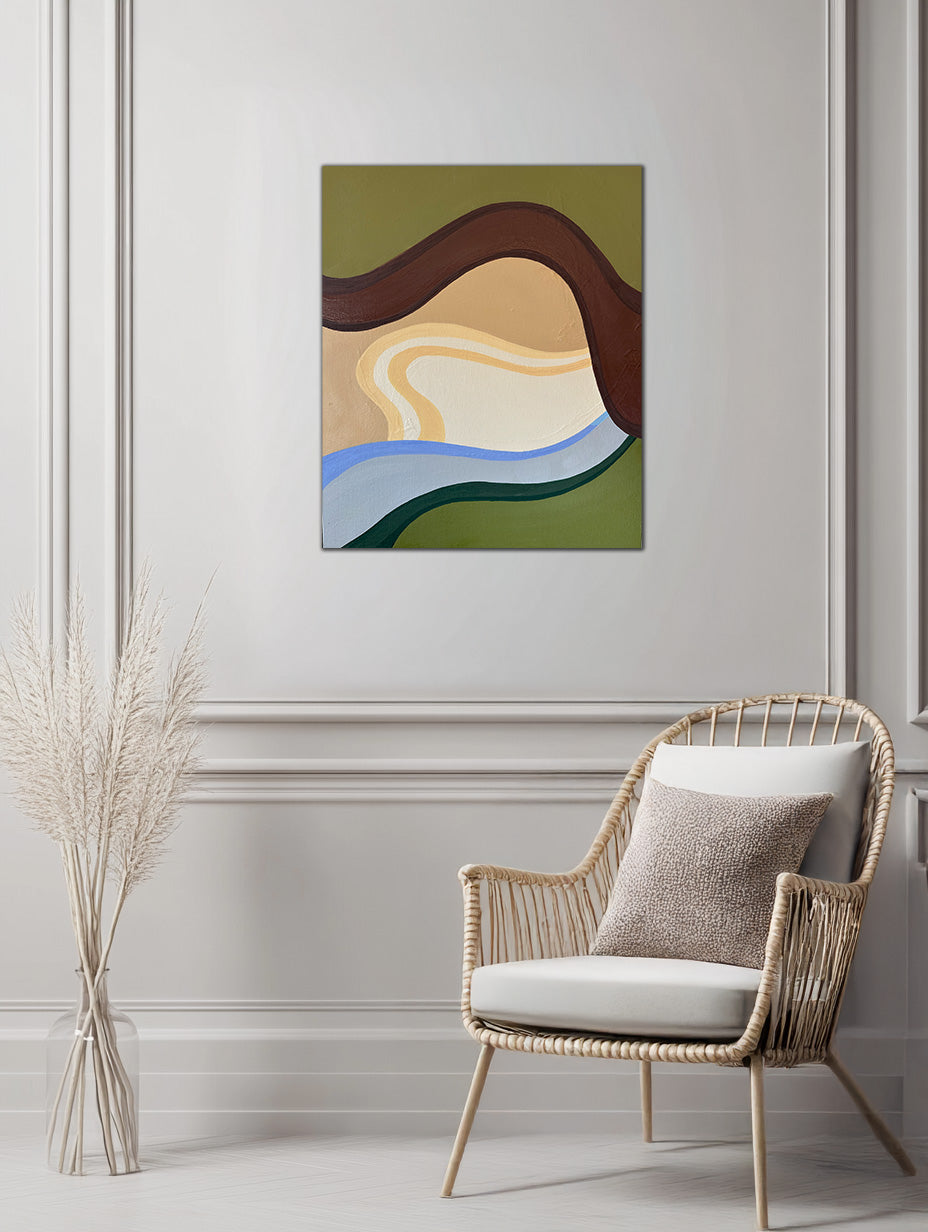 Abstract Art – Spirit of the Earth – Original Canvas Painting