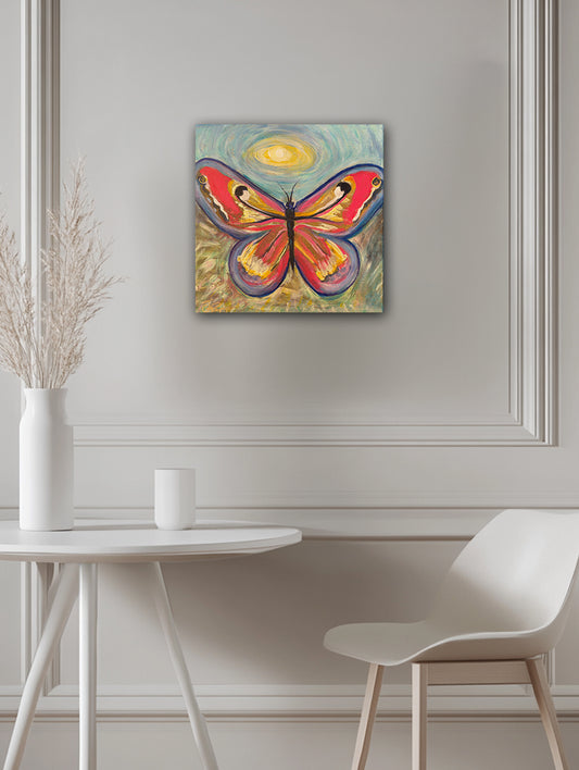 Butterfly of Light – Original Canvas Painting