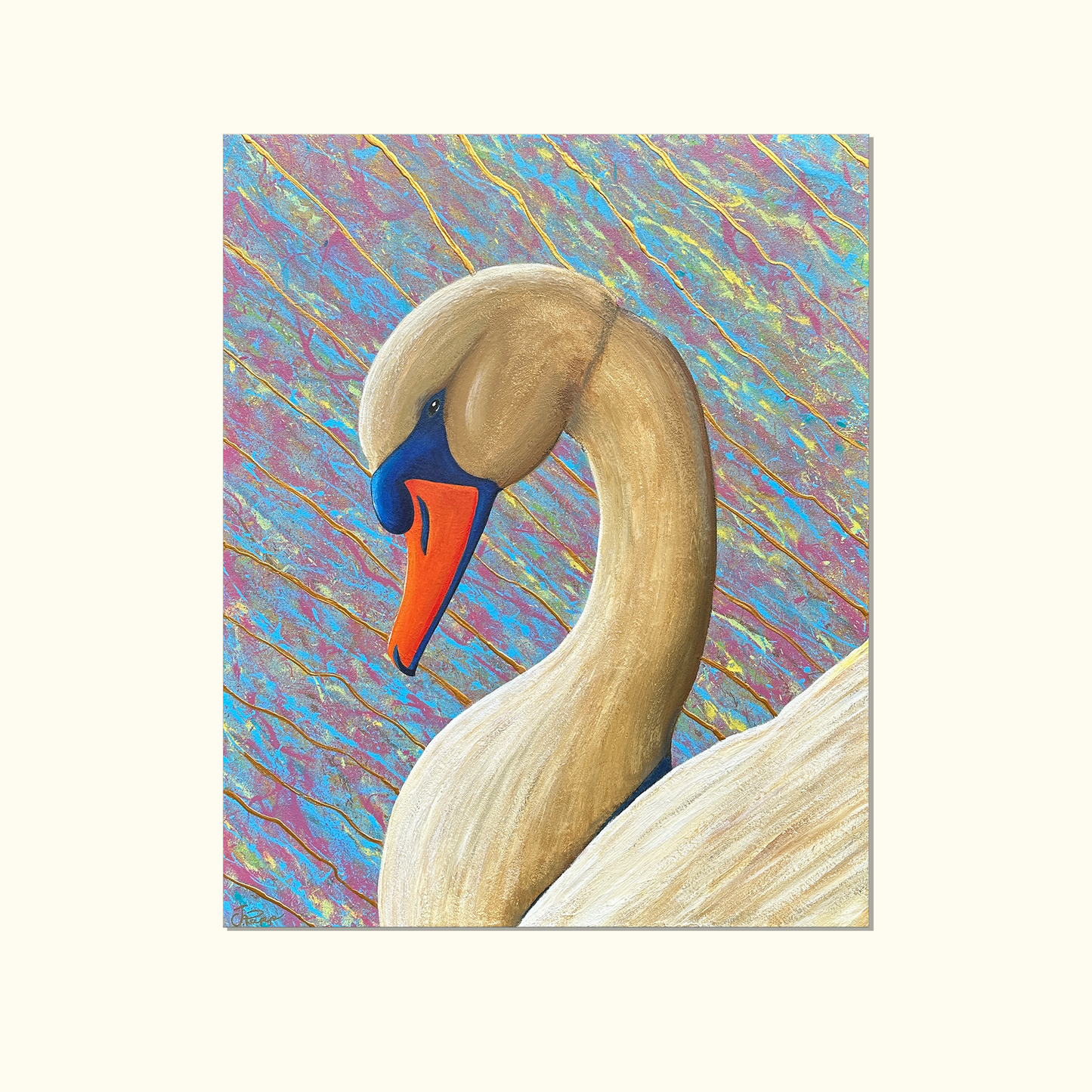 Swan Art Tote Bag – Elegance of the Swan, Eco-Friendly Limited Edition