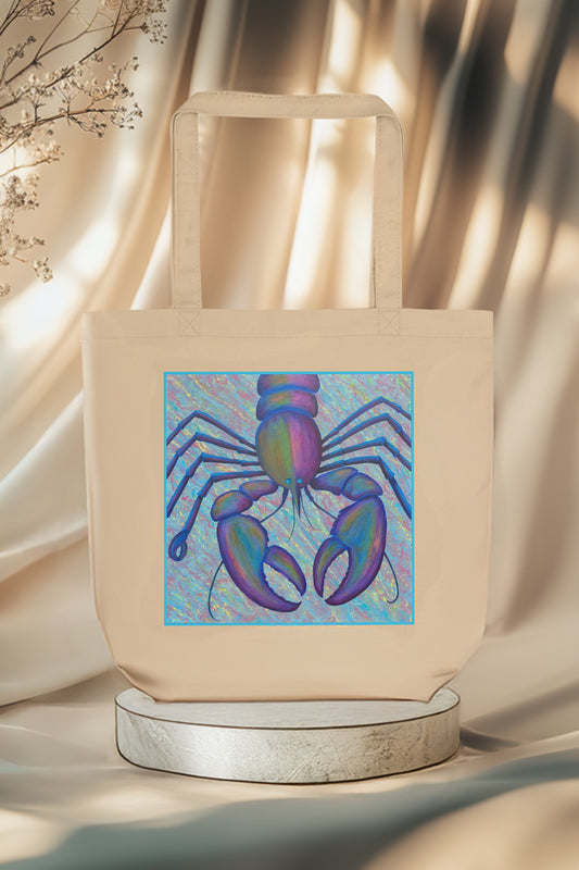 Lobster Art Tote Bag – Sea King, Eco-Friendly Limited Edition