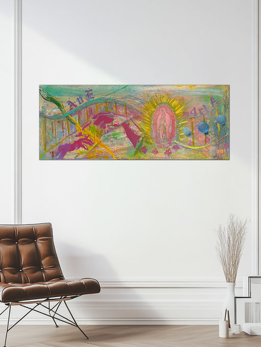 Spiritual Art – Ave Maria – Original Canvas Painting