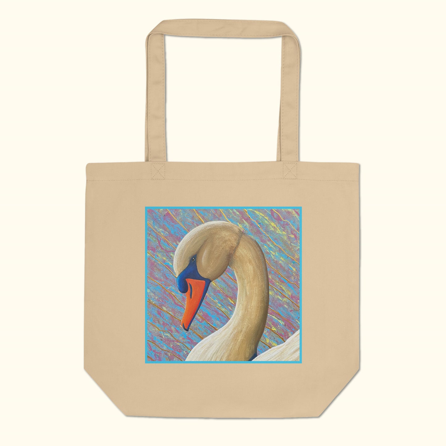 Swan Art Tote Bag – Elegance of the Swan, Eco-Friendly Limited Edition