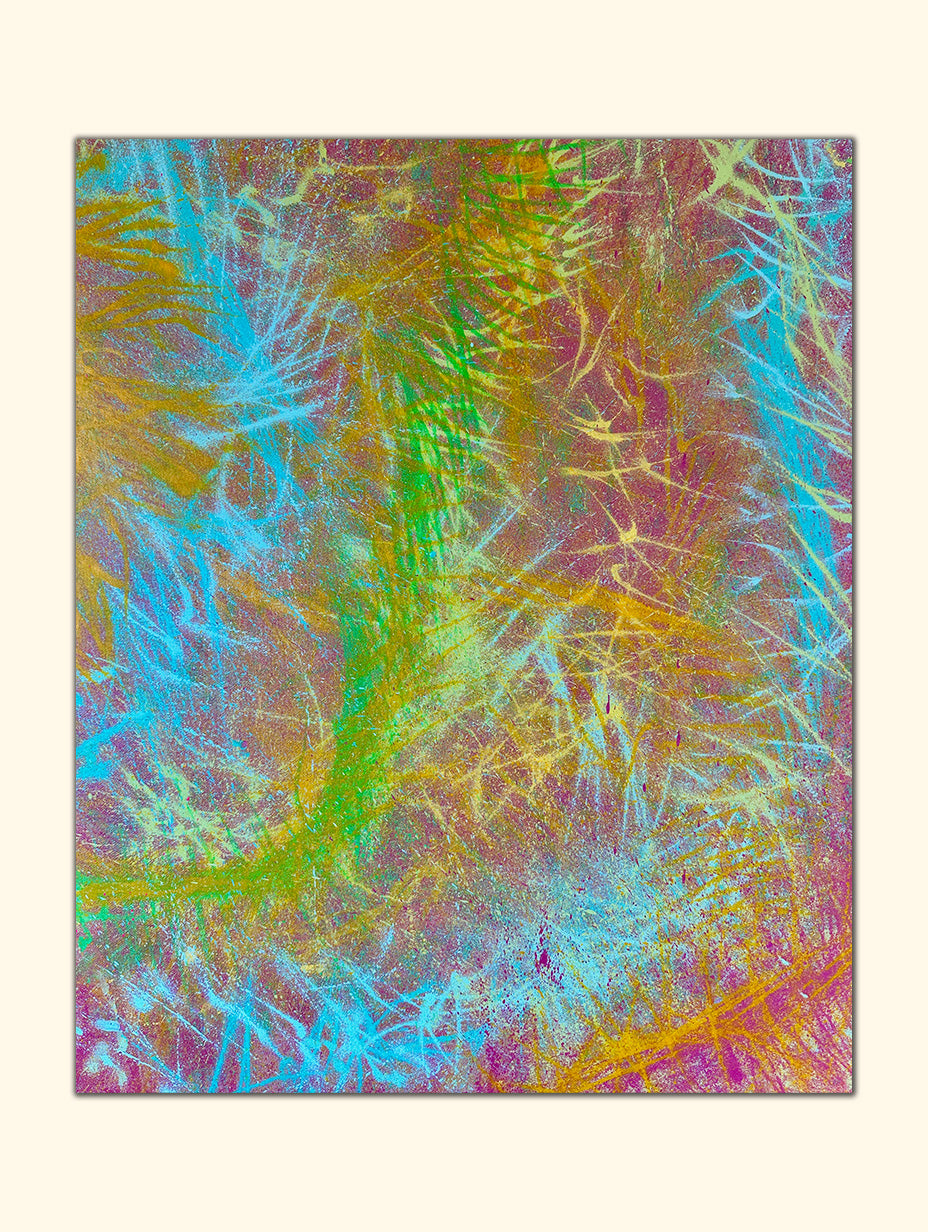 Abstract Art – Electric Spirit – Original Canvas Painting