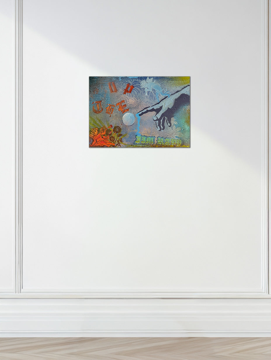 Arte Espiritual – Explota la Burbuja – Pintura Original en Lienzo