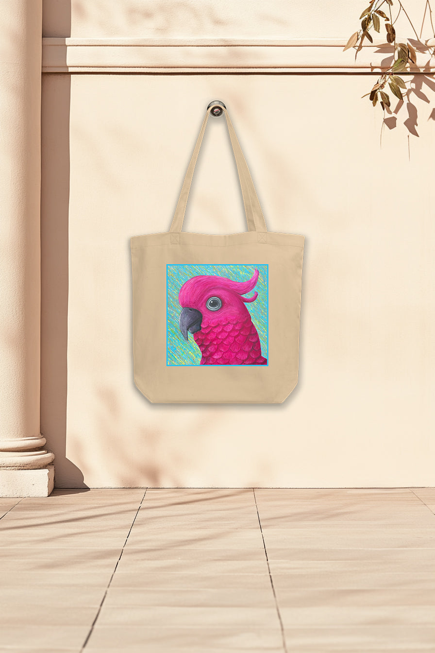 Parrot Art Tote Bag – Chatterbox Chic, Eco-Friendly Limited Edition